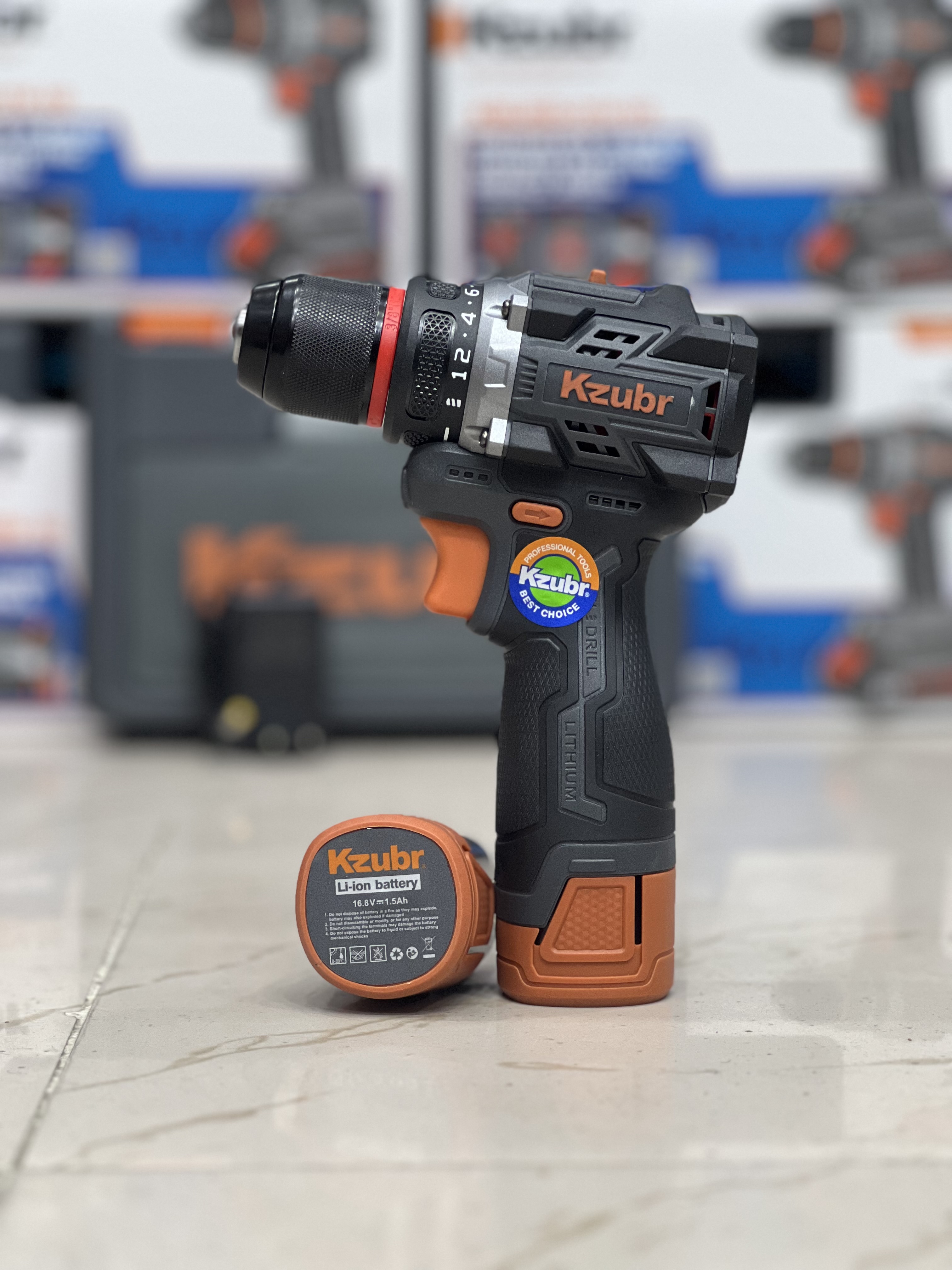 دریل شارژی وروجک زوبر