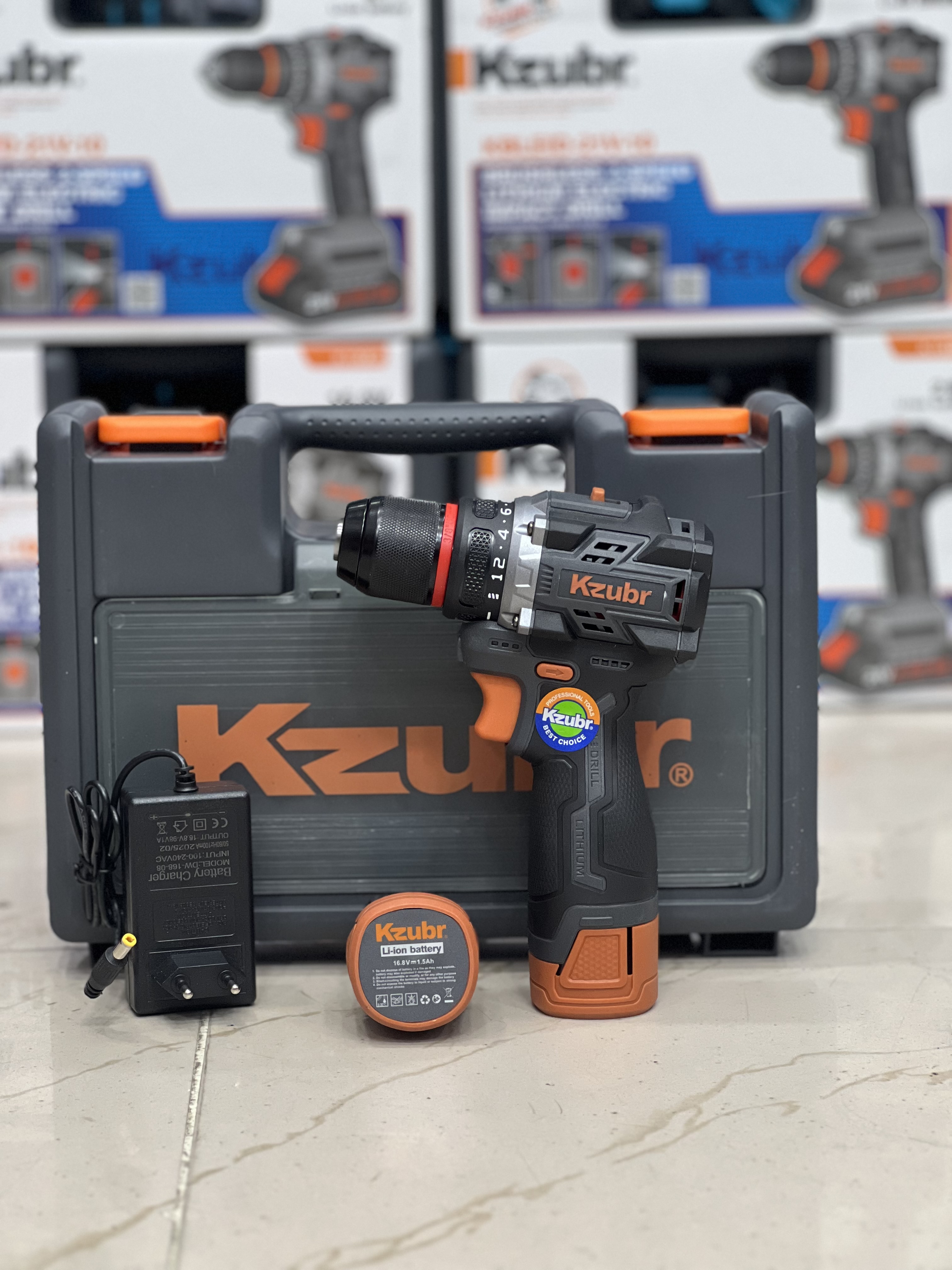 دریل شارژی وروجک زوبر